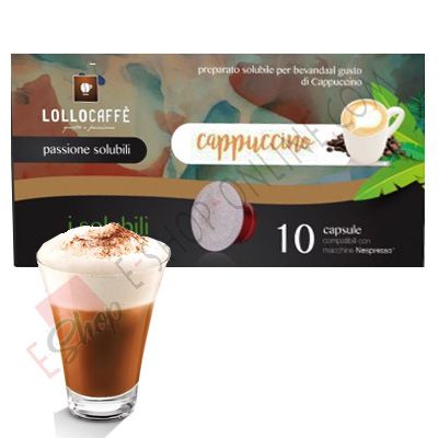 Vendita online di capsule Lollo Caffè PassioNespresso compatibilie Nespresso  di Cappuccino Solubile - E-Shop Negozio online di Cialde e Capsule  compatibili