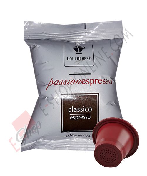 Capsula Lollo Caffè PassioNespresso compatibile Nespresso miscela Classico  Espresso 100 PZ