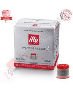 Capsula Illy Iperespresso tostatura Media/Rossa 